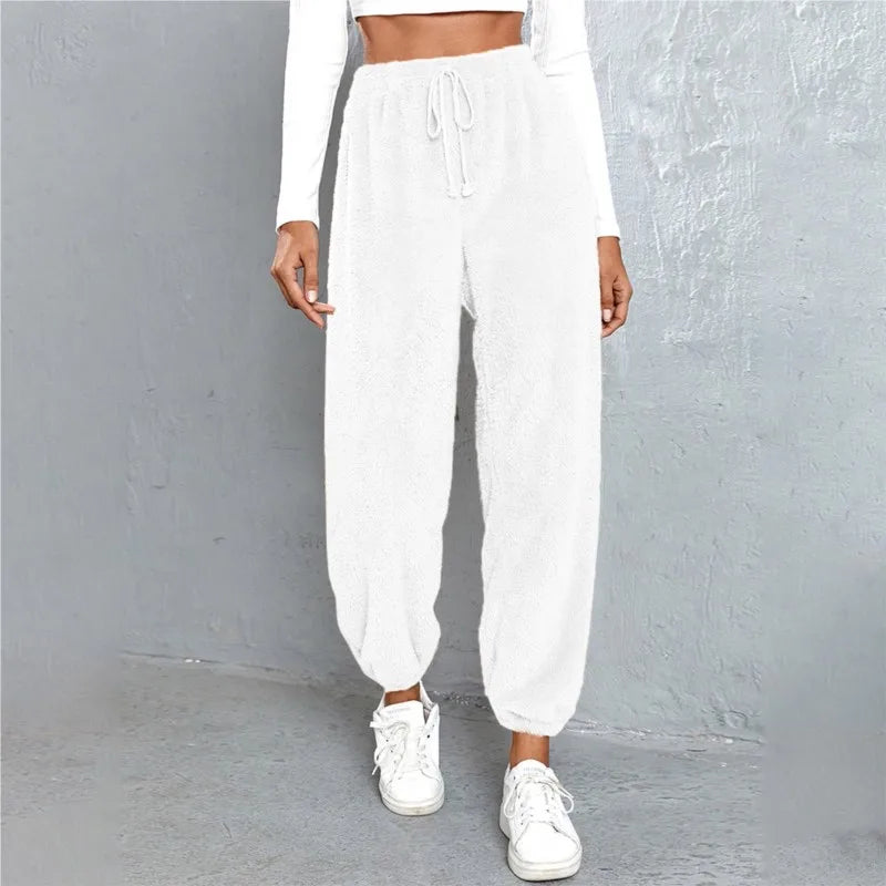 Pantalon velours femme taille régulière