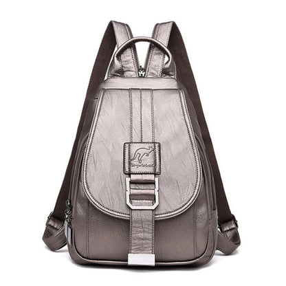 Sac à dos femme | Synthétique imperméable, spacieux | 7 couleurs