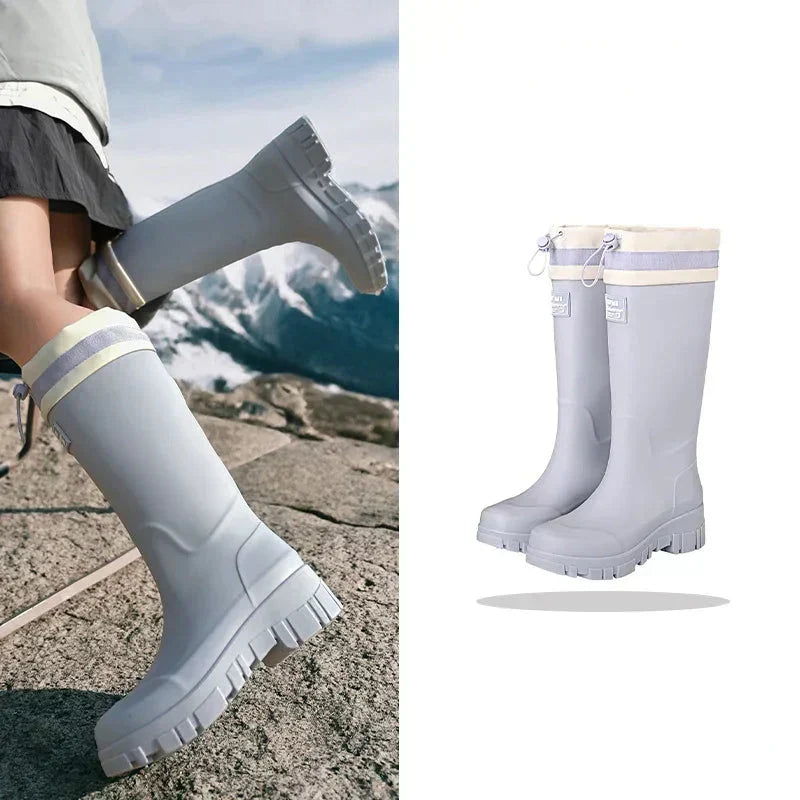 Bottes de Pluie Femme | Rétro, Imperméable, Antidérapant