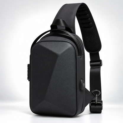 Laptop-Rucksack | Herren, diebstahlsicher, wasserdicht | 15 Zoll, USB-Anschluss