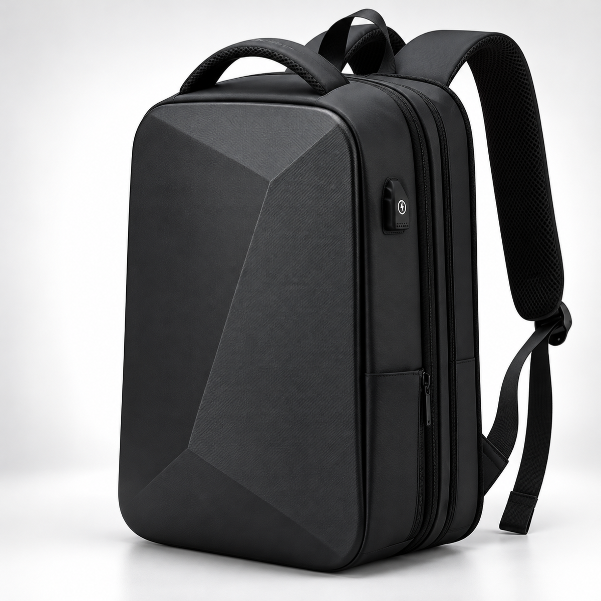 Laptop-Rucksack | Herren, diebstahlsicher, wasserdicht | 15 Zoll, USB-Anschluss