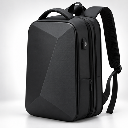 Laptop-Rucksack | Herren, diebstahlsicher, wasserdicht | 15 Zoll, USB-Anschluss