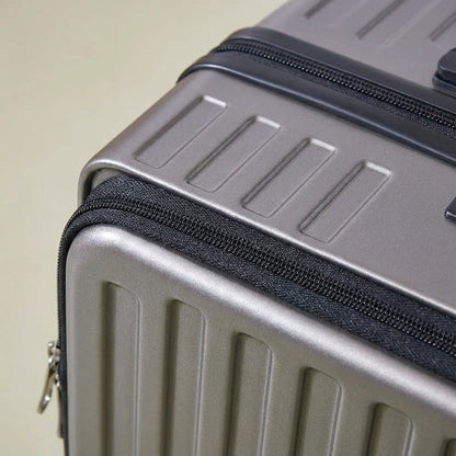Valise Spinner | Poche avant, coque rigide | Roues 360°
