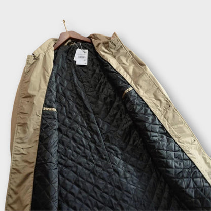 Manteau long homme | Résistant aux intempéries, coupe régulière