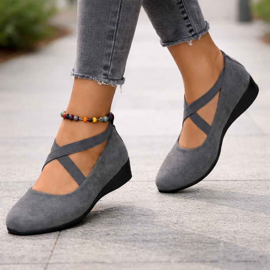 Chaussures Anabela pour femmes | Confortable élastique | Talon élégant