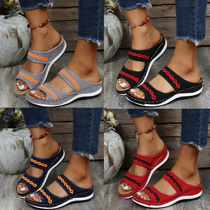 Sandales Orthopédiques Cuir Femme | Confort Quotidien