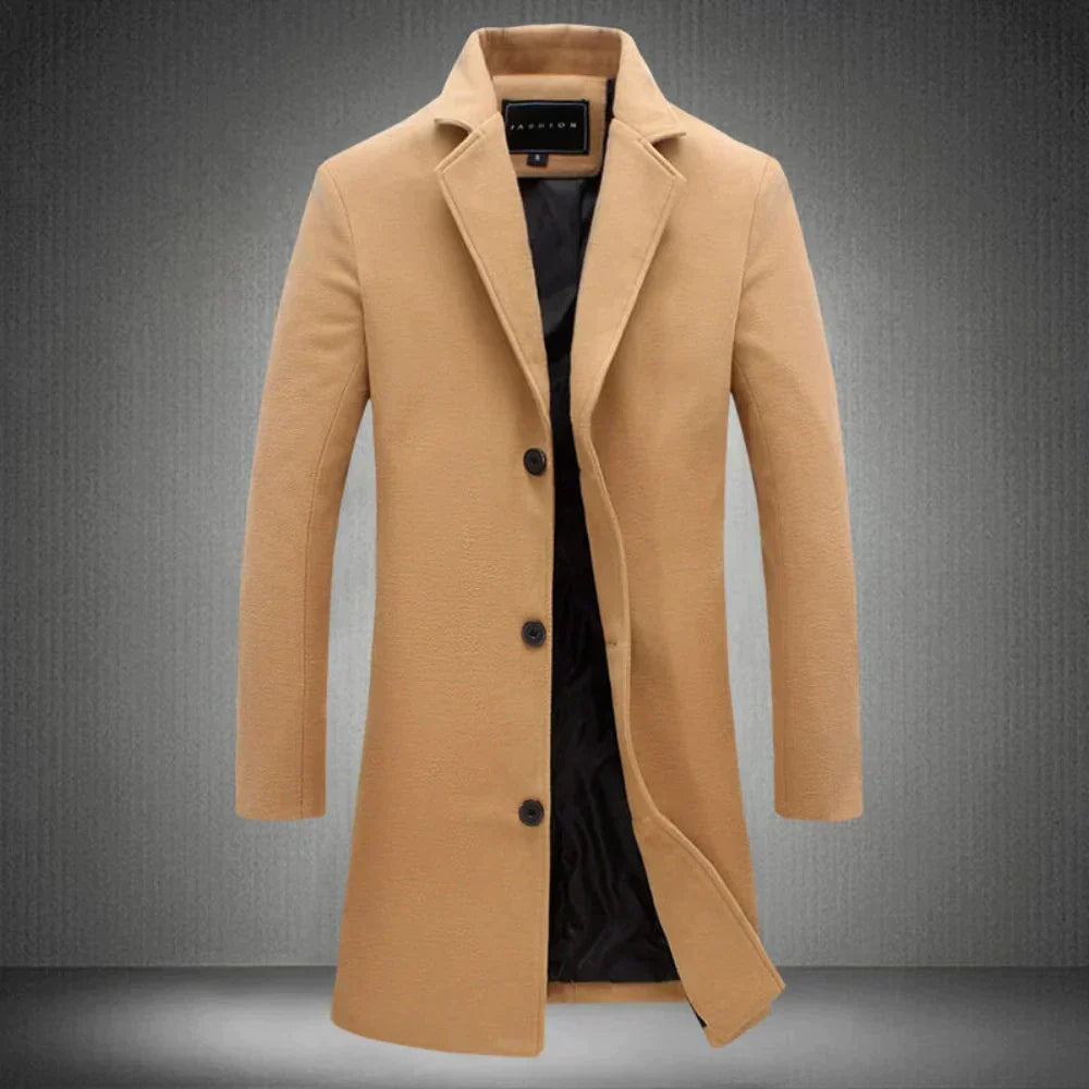 Manteau Laine Homme Terrence - Chaud - Élégant - Durable