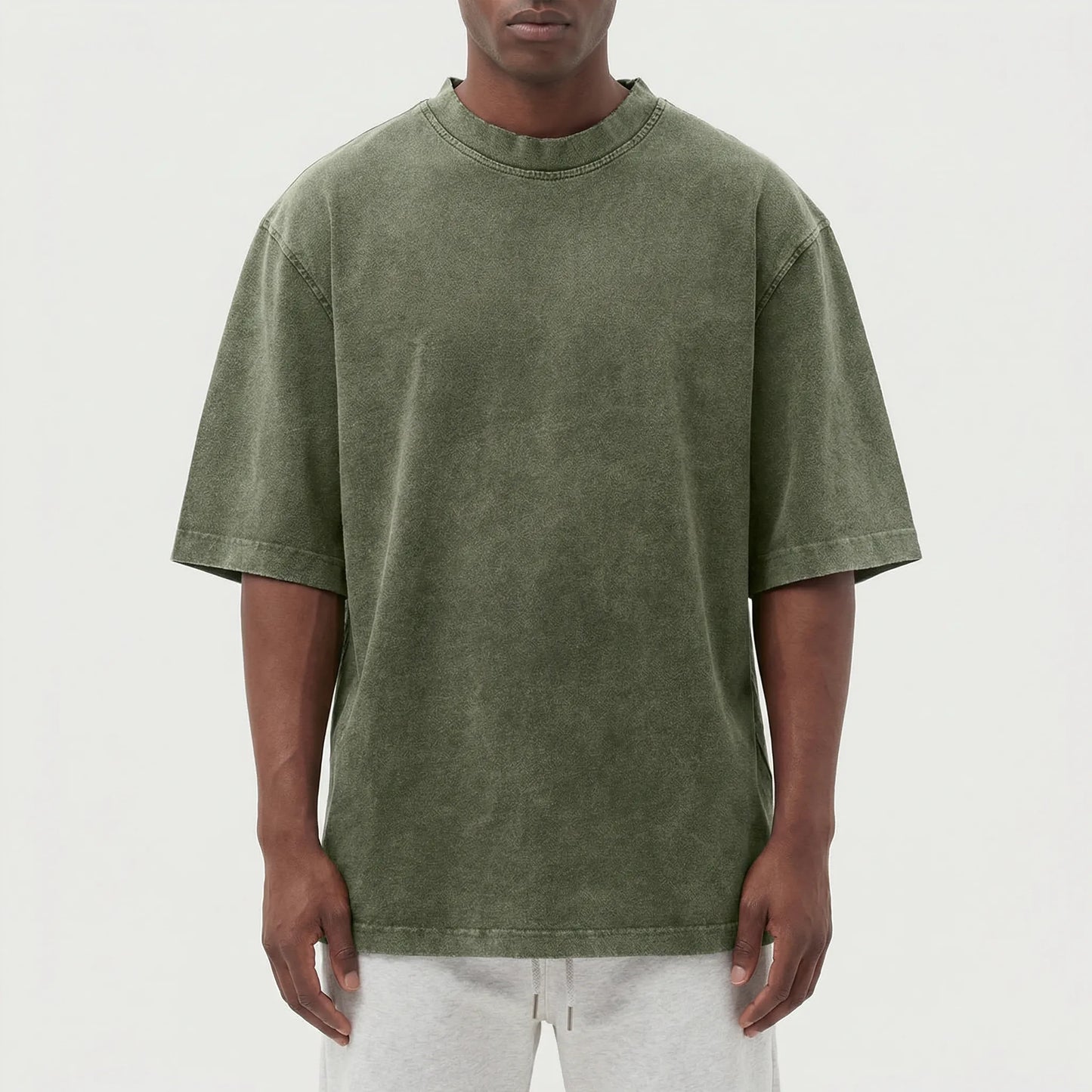 T-Shirt Homme Surdimensionné | Coton Lavé Vintage