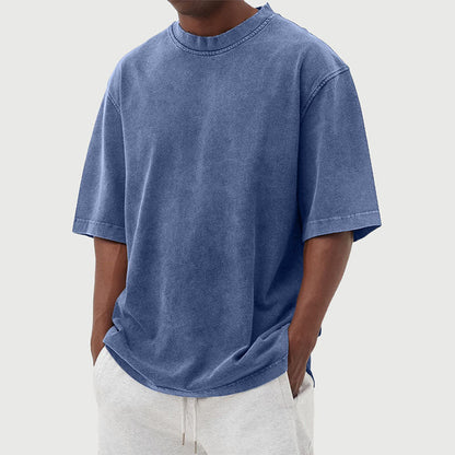 T-Shirt Homme Surdimensionné | Coton Lavé Vintage