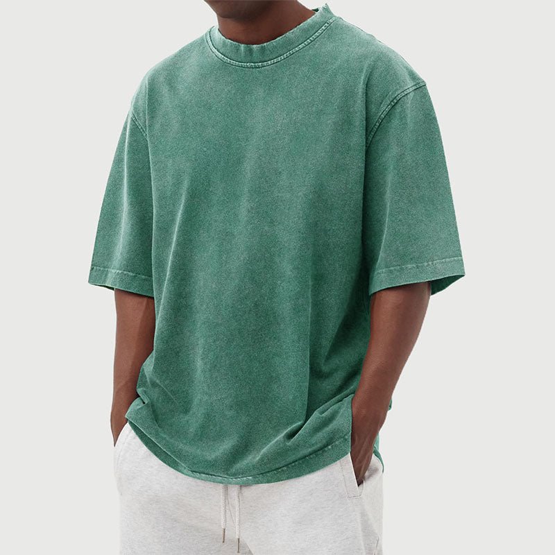 T-Shirt Homme Surdimensionné | Coton Lavé Vintage