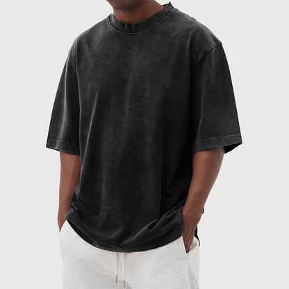 T-Shirt Homme Surdimensionné | Coton Lavé Vintage