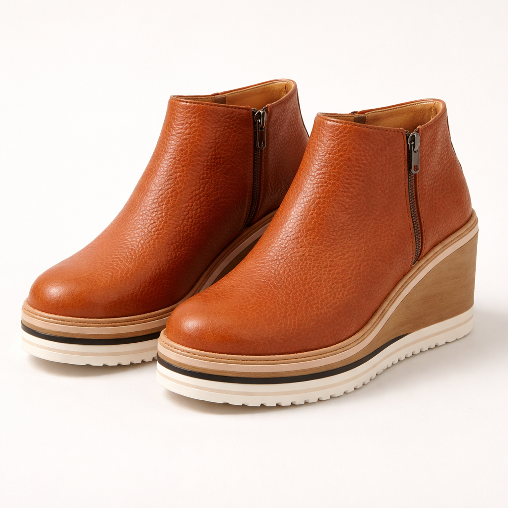 Bottines à Plateforme Compensée pour Femmes | Confort et Soutien Toute la Journée