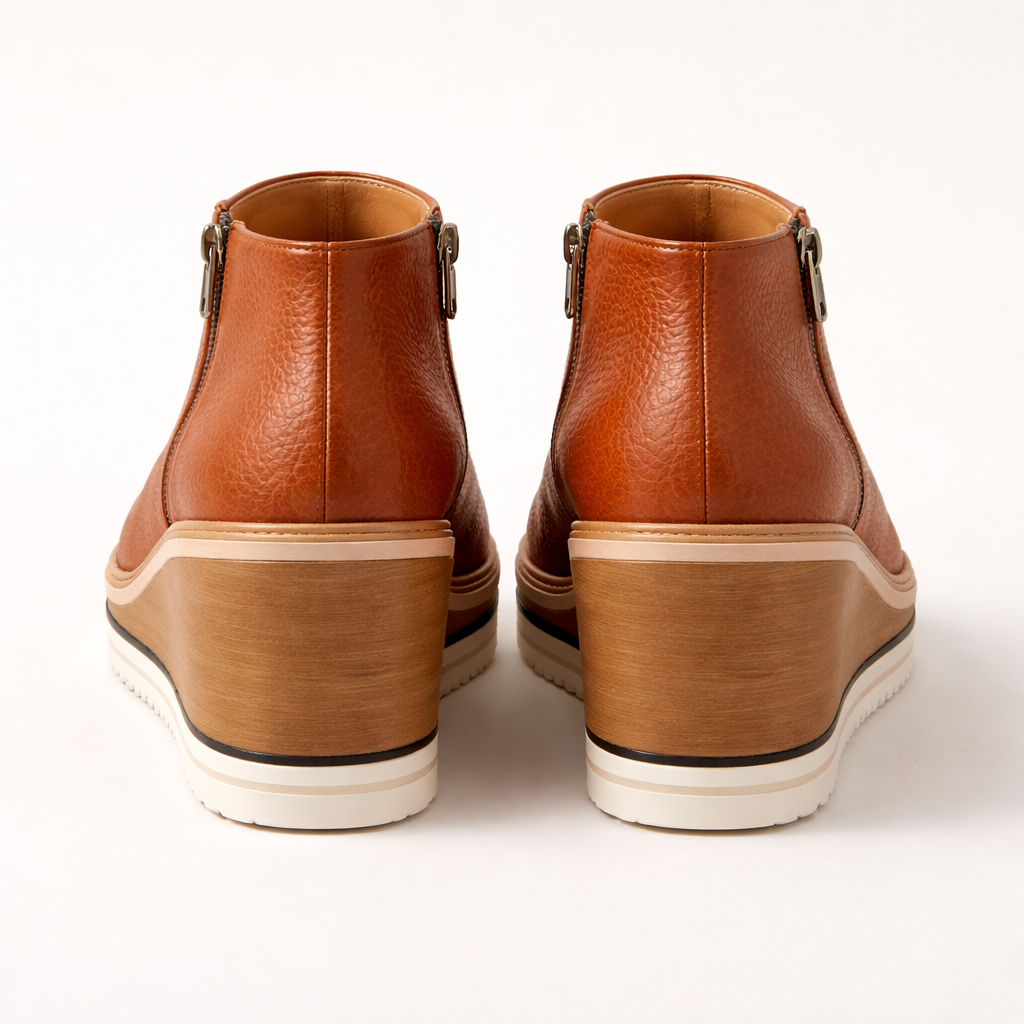 Bottines à Plateforme Compensée pour Femmes | Confort et Soutien Toute la Journée