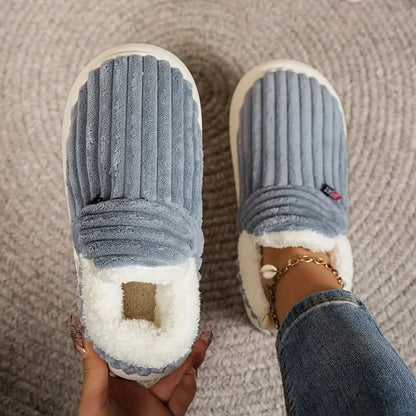 Chaussons thermiques doublure polaire mixte antidérapants intérieur