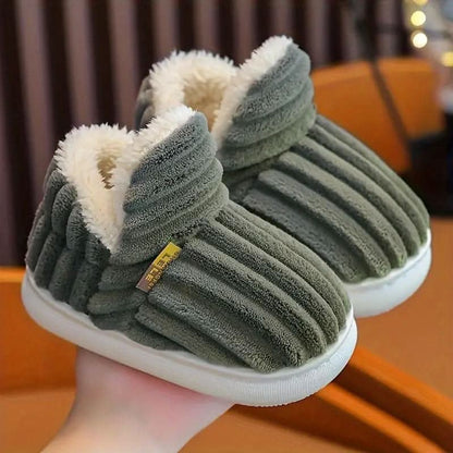 Chaussons thermiques doublure polaire mixte antidérapants intérieur
