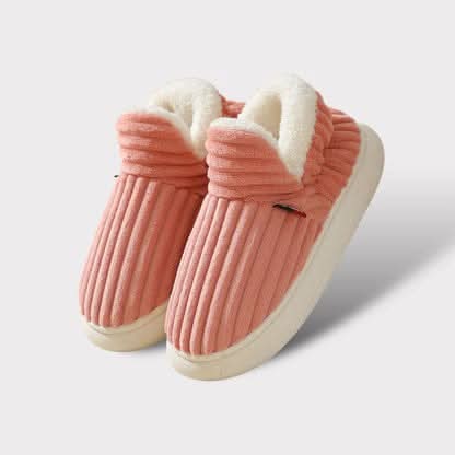 Chaussons thermiques doublure polaire mixte antidérapants intérieur
