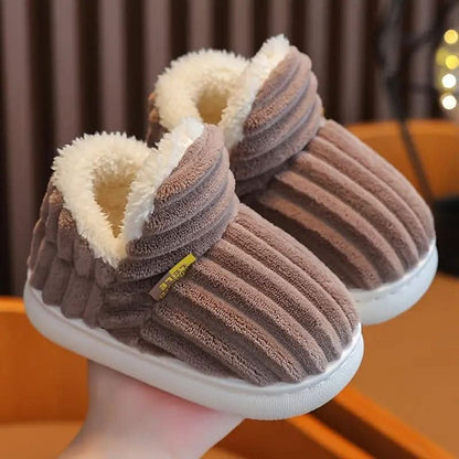 Chaussons thermiques doublure polaire mixte antidérapants intérieur