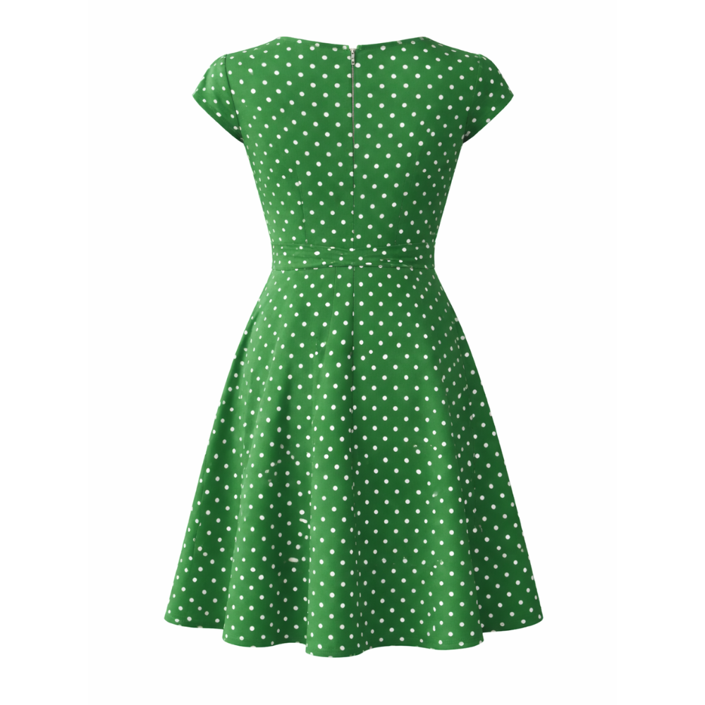 Robe à Pois | Femme, Style Classique | Ajustement Confortable