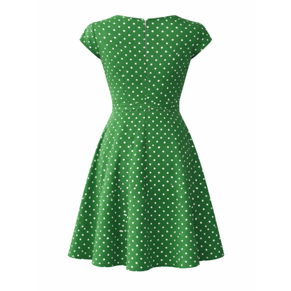Robe à Pois | Femme, Style Classique | Ajustement Confortable
