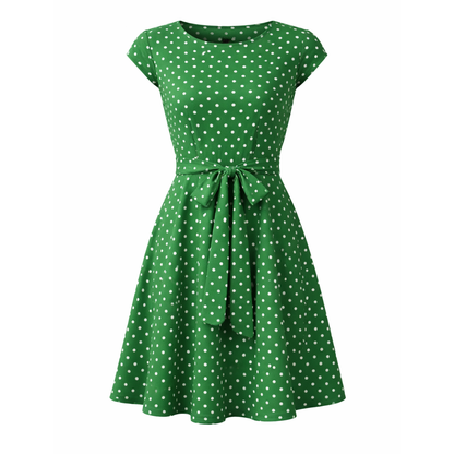 Robe à Pois | Femme, Style Classique | Ajustement Confortable