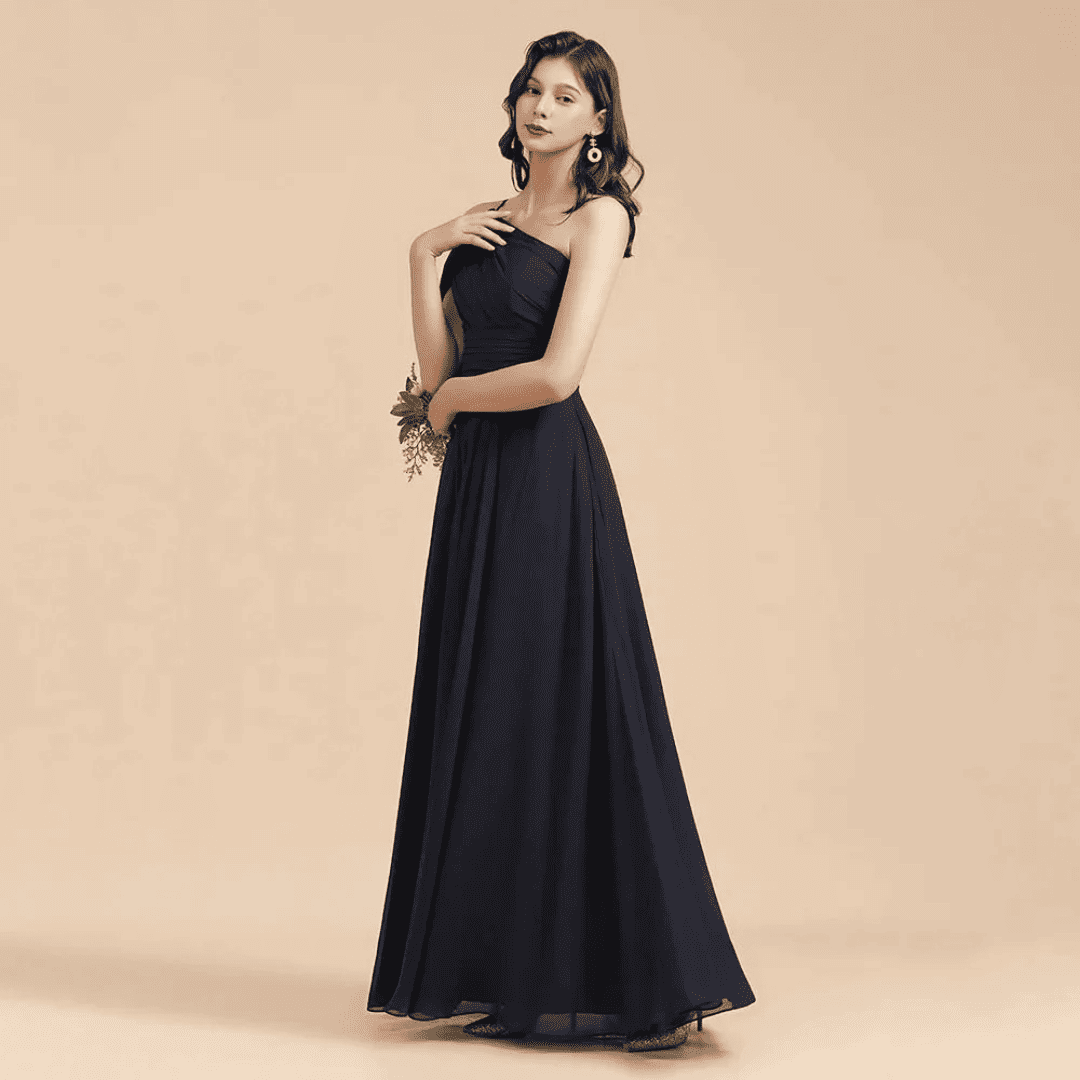 Izabella Granatowy robes de mariage invitée-Robes de Demoiselle d'Honneur-PARIS FEMME