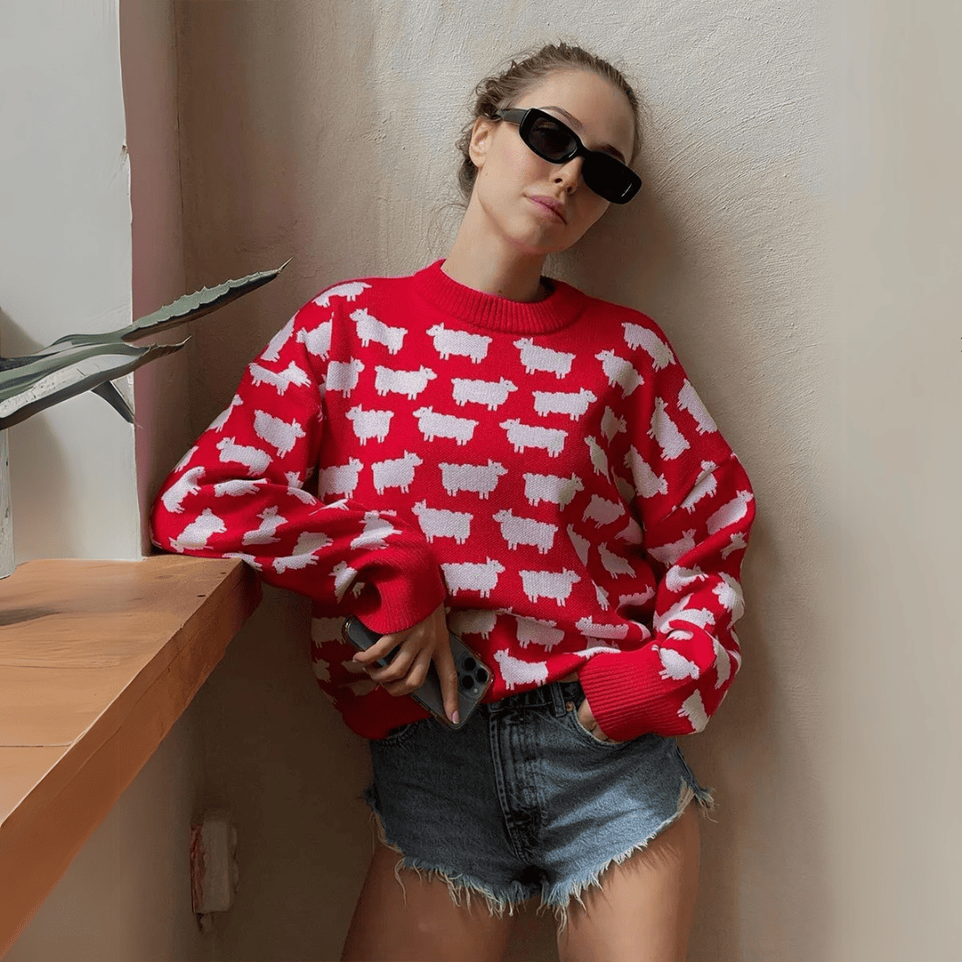 Nastazja Modèle de gilet pour femmes-Pull Col Roulé pour Femme-PARIS FEMME