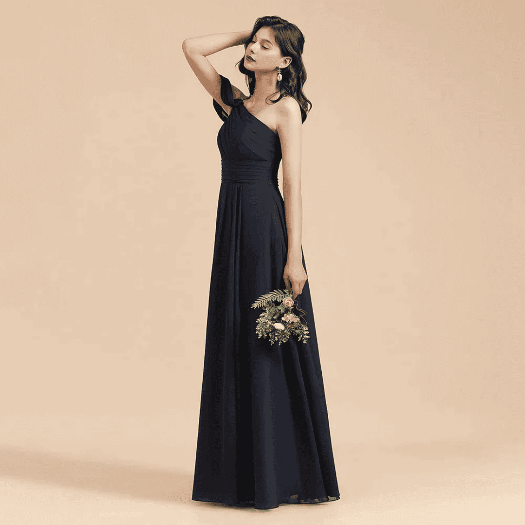 Izabella Granatowy robes de mariage invitée-Robes de Demoiselle d'Honneur-PARIS FEMME