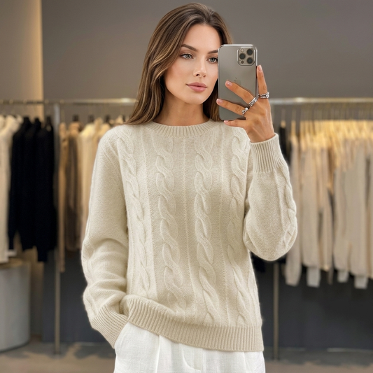 Monika Pull Premium en Laine pour Femme | Confort Doux & Luxueux