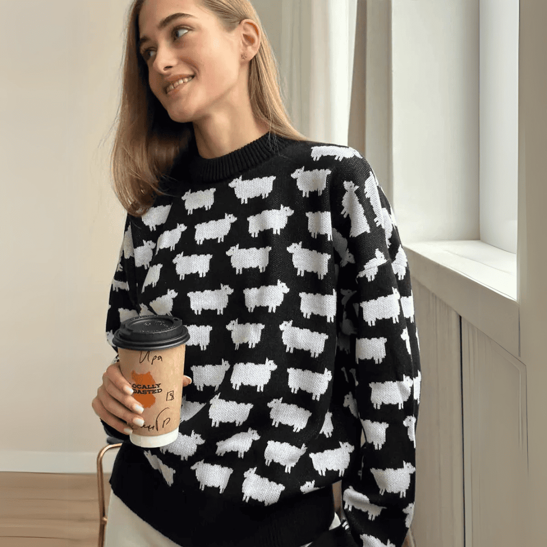 Nastazja Modèle de gilet pour femmes-Pull Col Roulé pour Femme-PARIS FEMME