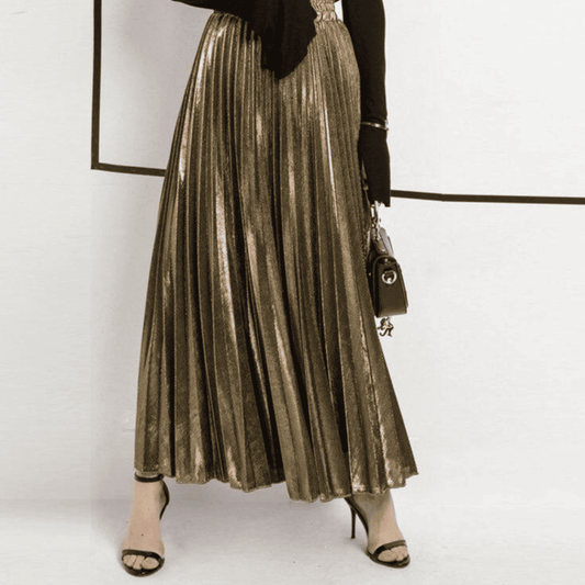 Elodia Élégance stylée jupe midi-skirt-PARIS FEMME