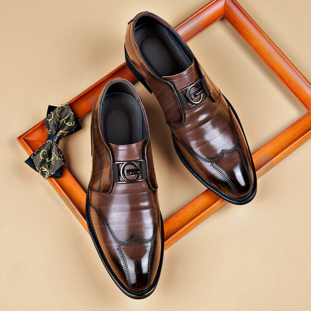 Chaussures habillées cuir homme | Confection artisanale | Noir, Marron