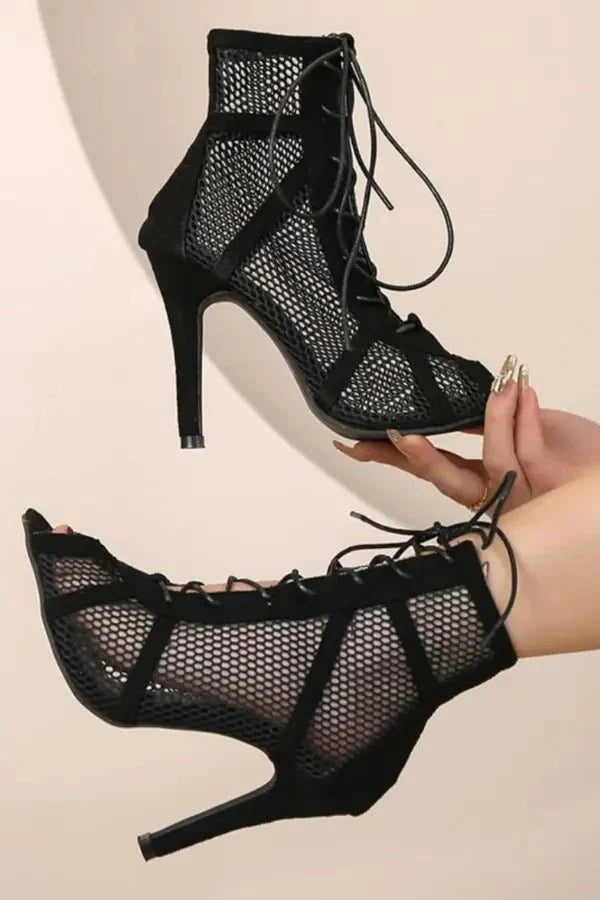 Chaussures de danse de salon femme | Talons hauts, bouche de poisson | Confort