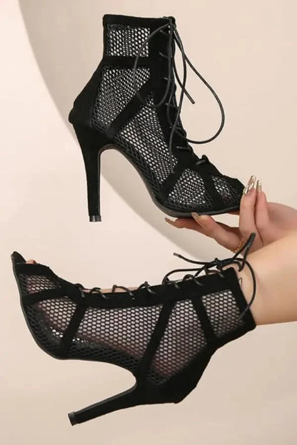 Chaussures de danse de salon femme | Talons hauts, bouche de poisson | Confort