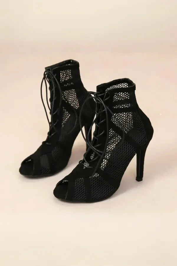 Chaussures de danse de salon femme | Talons hauts, bouche de poisson | Confort