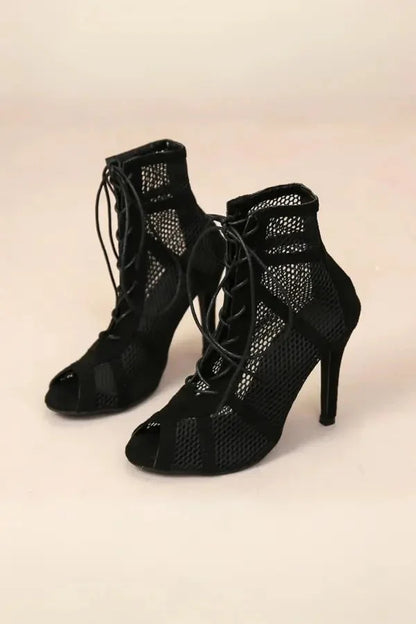 Chaussures de danse de salon femme | Talons hauts, bouche de poisson | Confort