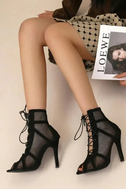 Chaussures de danse de salon femme | Talons hauts, bouche de poisson | Confort