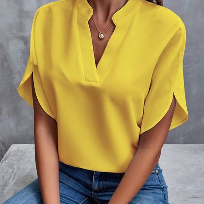 Blouse femme manches courtes respirante Lina