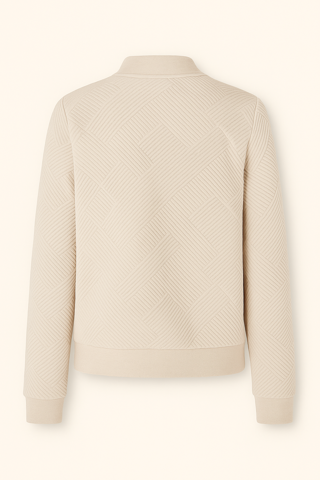 Gilet femme | Fermeture éclair et tricot structuré