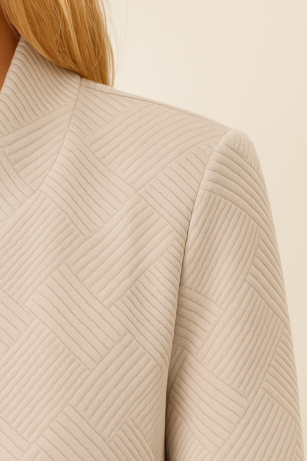 Gilet femme | Fermeture éclair et tricot structuré