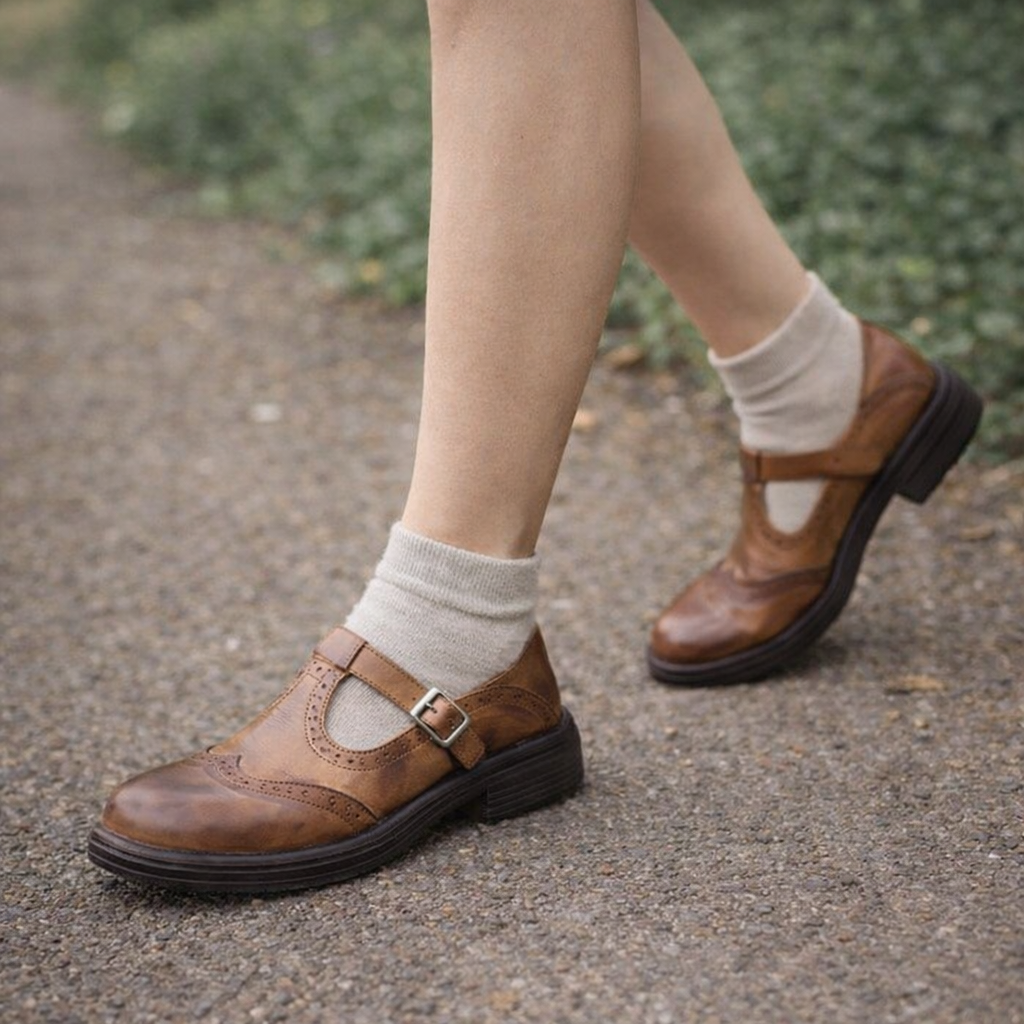 Chaussures Mary Jane pour Femmes | Ballerines Confortables | Semelle Orthopédique, Doublure Respirante