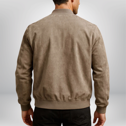 Veste Bomber Cuir Homme | Minimaliste, Coupe Ajustée