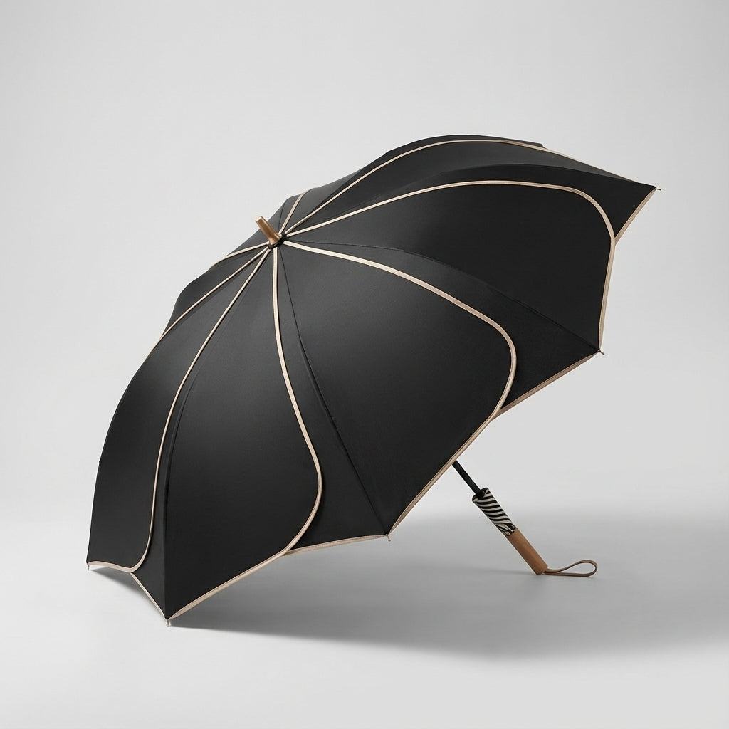 Parapluie femme motif floral | Protection pluie et UV | Woodloom