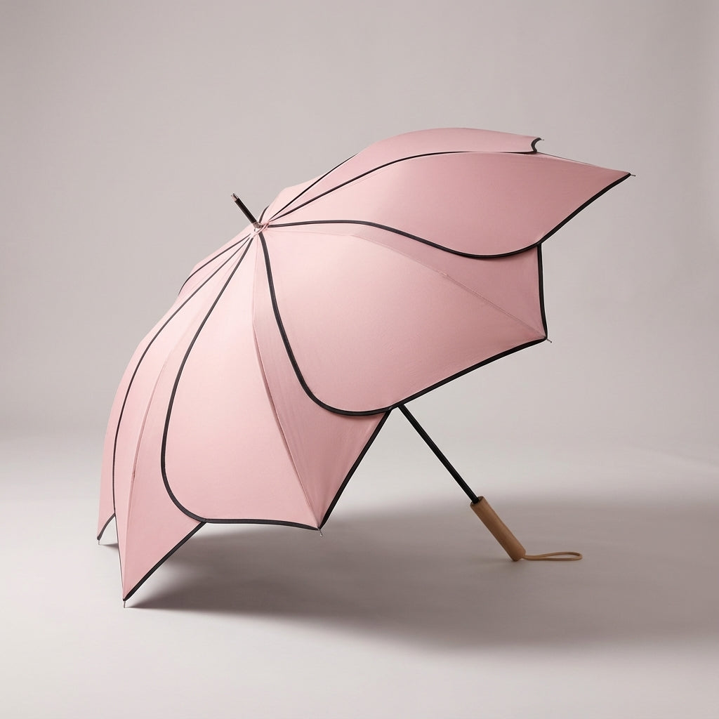 Parapluie femme motif floral | Protection pluie et UV | Woodloom