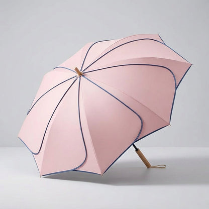 Parapluie femme motif floral | Protection pluie et UV | Woodloom