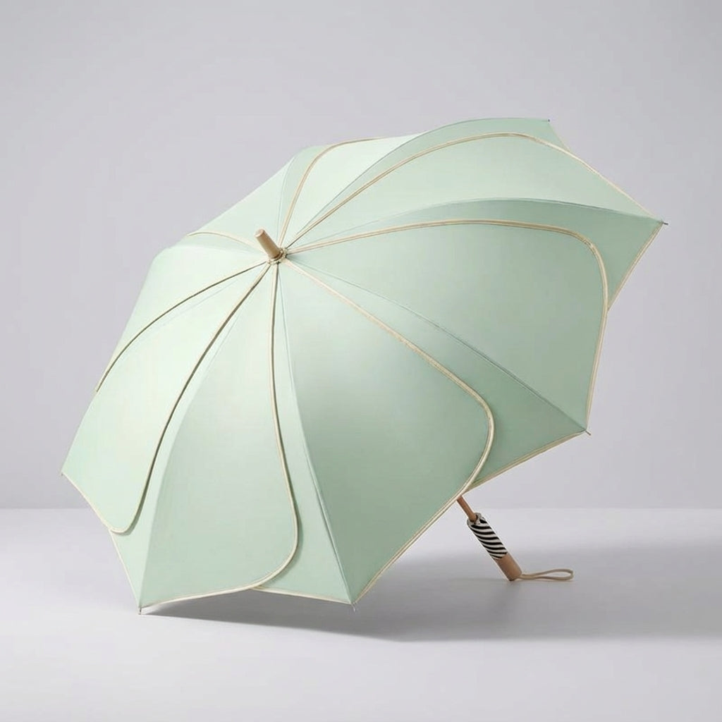 Parapluie femme motif floral | Protection pluie et UV | Woodloom