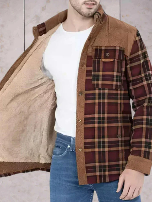Veste en Flanelle Doublée - Chaude - Confortable - Élégante