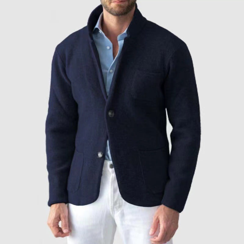Cardigan pour homme | Tricot casual moderne | Bleu, marine, gris