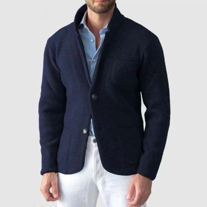 Cardigan pour homme | Tricot casual moderne | Bleu, marine, gris