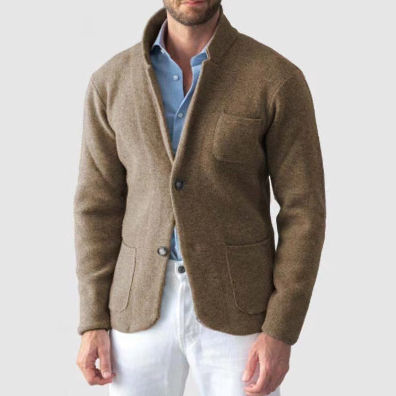 Cardigan pour homme | Tricot casual moderne | Bleu, marine, gris