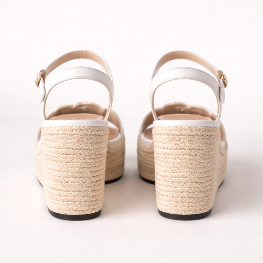 Sandales Compensées Femme | Bride Cheville, Plateforme | Espadrille, Soutien Rembourré